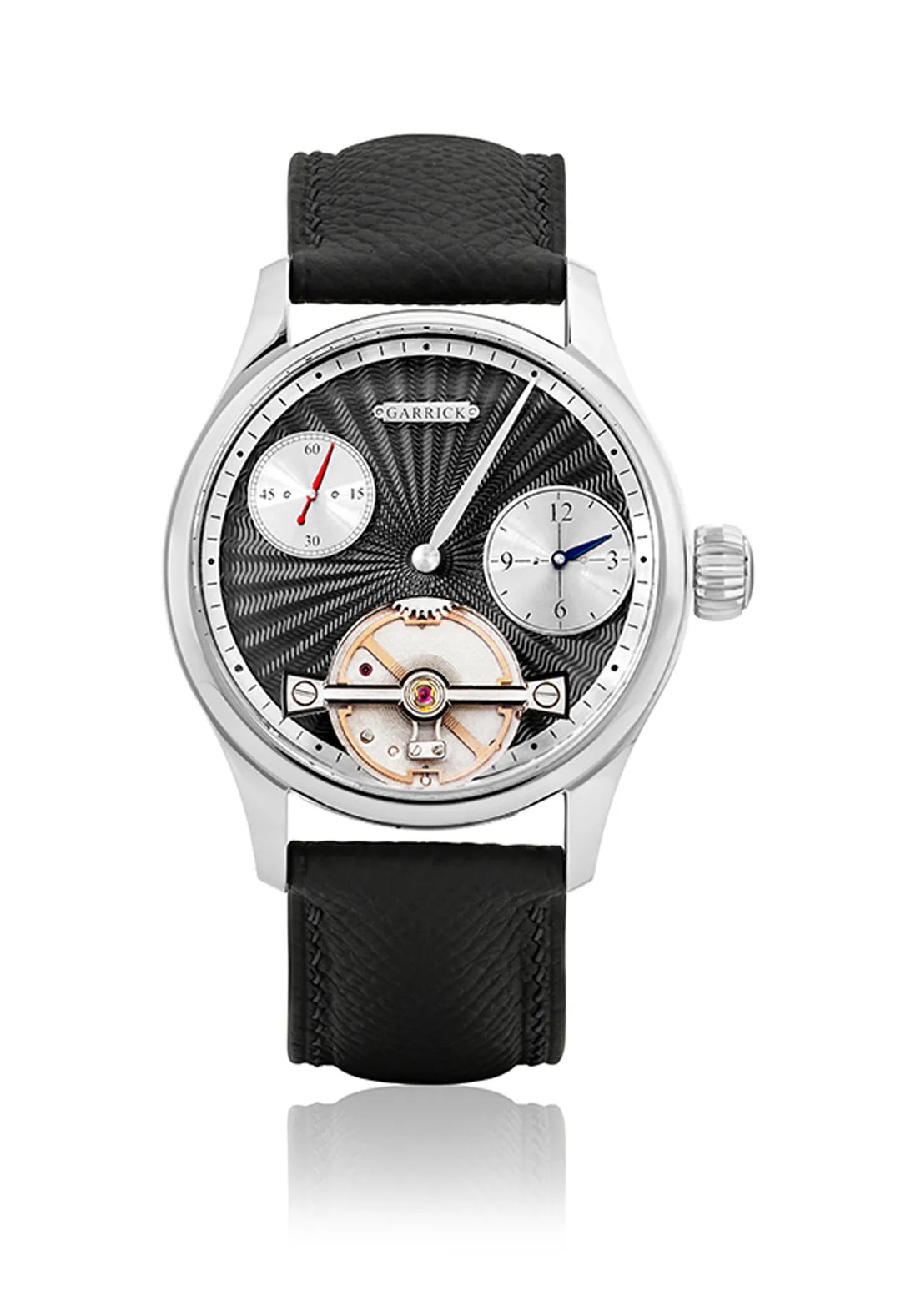 Handcrafted English made Regulator watch by Garrick Watchmakers