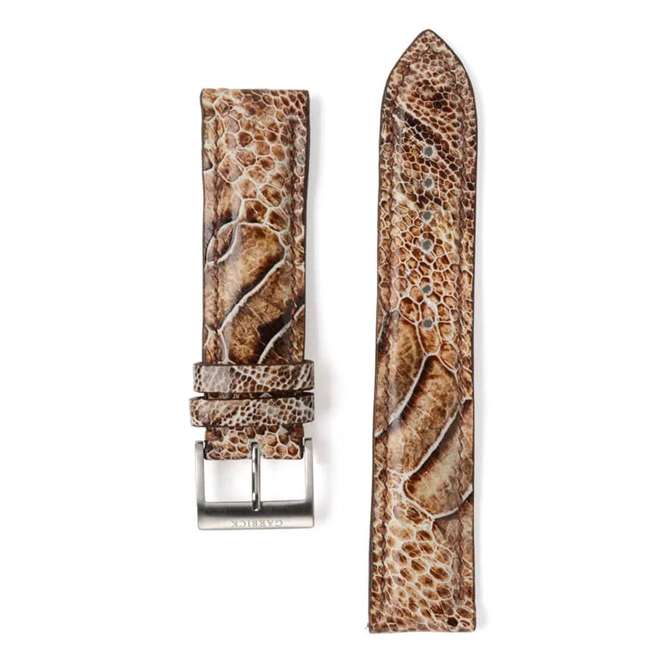 Toad skin watch strap