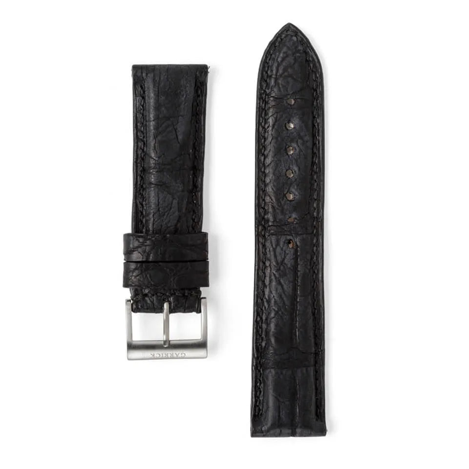 Croc top leather strap