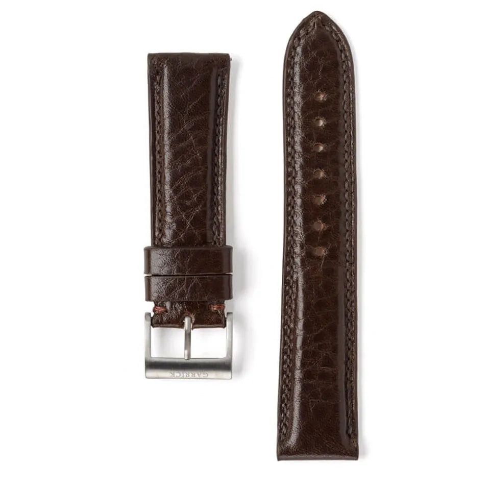 Handmade Bison Watch Strap