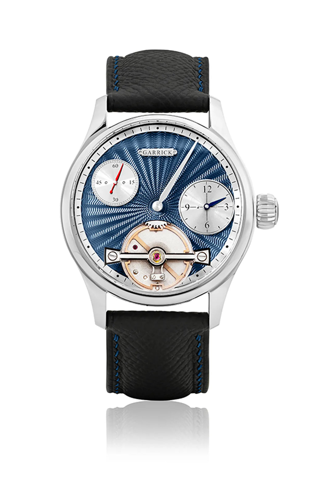 Handcrafted English made Regulator watch by Garrick Watchmakers