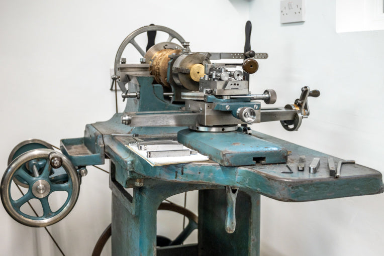 Garrick Rose Engine lathe used to produce guilloche patterns on watch dials