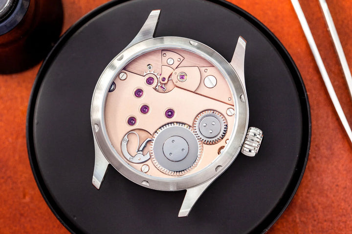 Handmade Regulator wrostwatch by Garrick Watchmakers