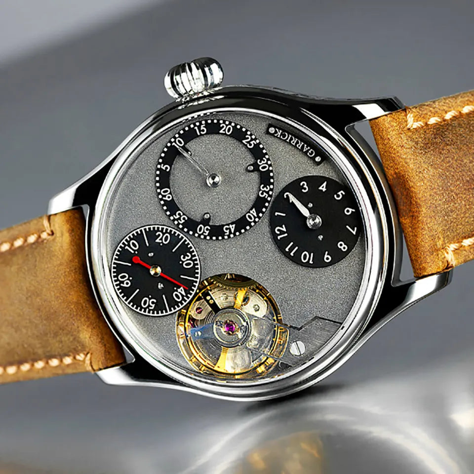 British made Regulator watch by garrick watchmakers